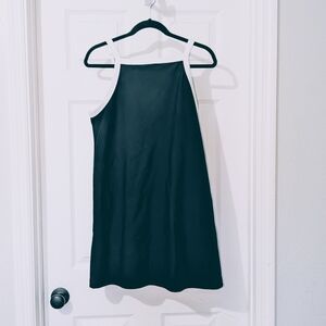 Stylish Black and White Mini Dress